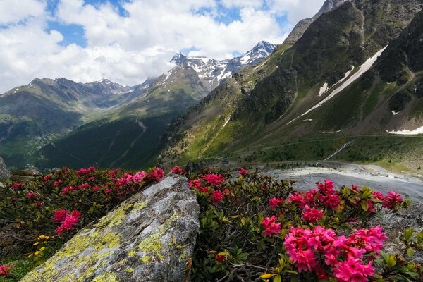 So herrlich ist die Berglandschaft