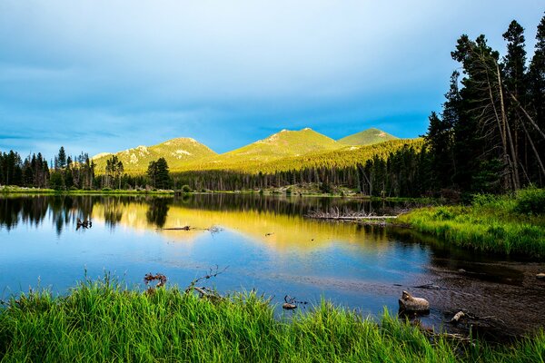 Berge des Nationalparks in den USA