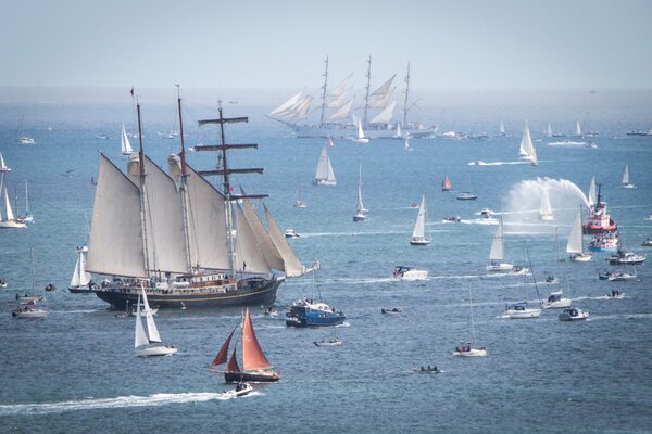 Partecipanti alla regata Nautica