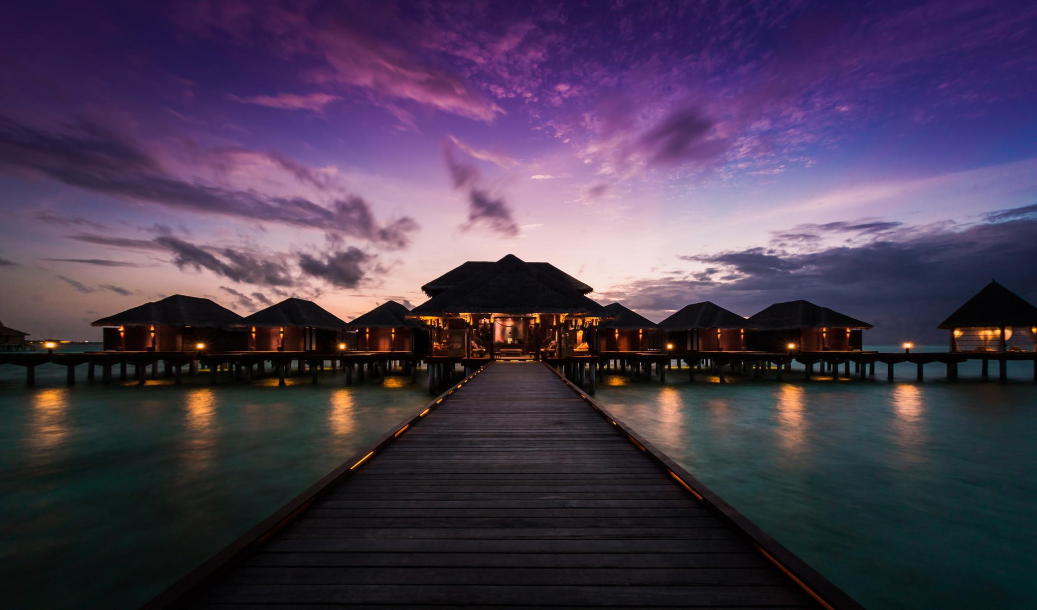 anantara veli resort & spa maldive anantara resort tramonto molo bungalow oceano