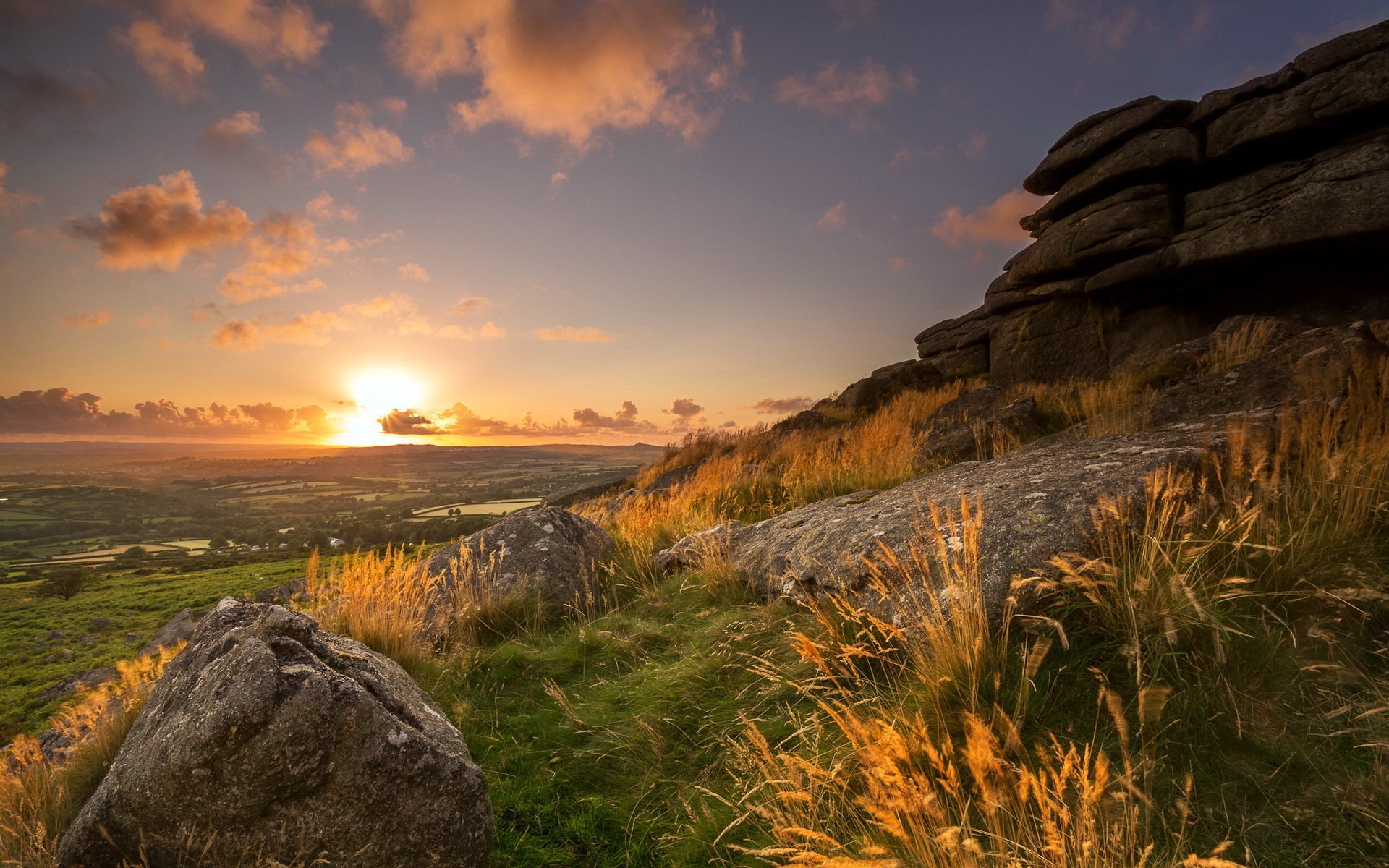 unset the field landscape