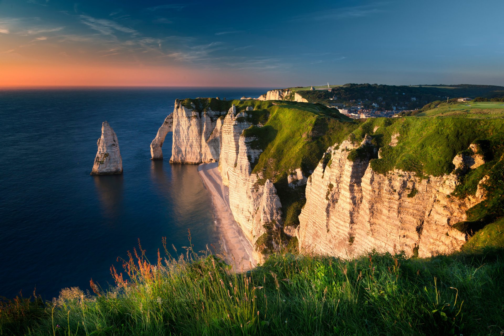 francia stretto canale canale della manica estate mattina