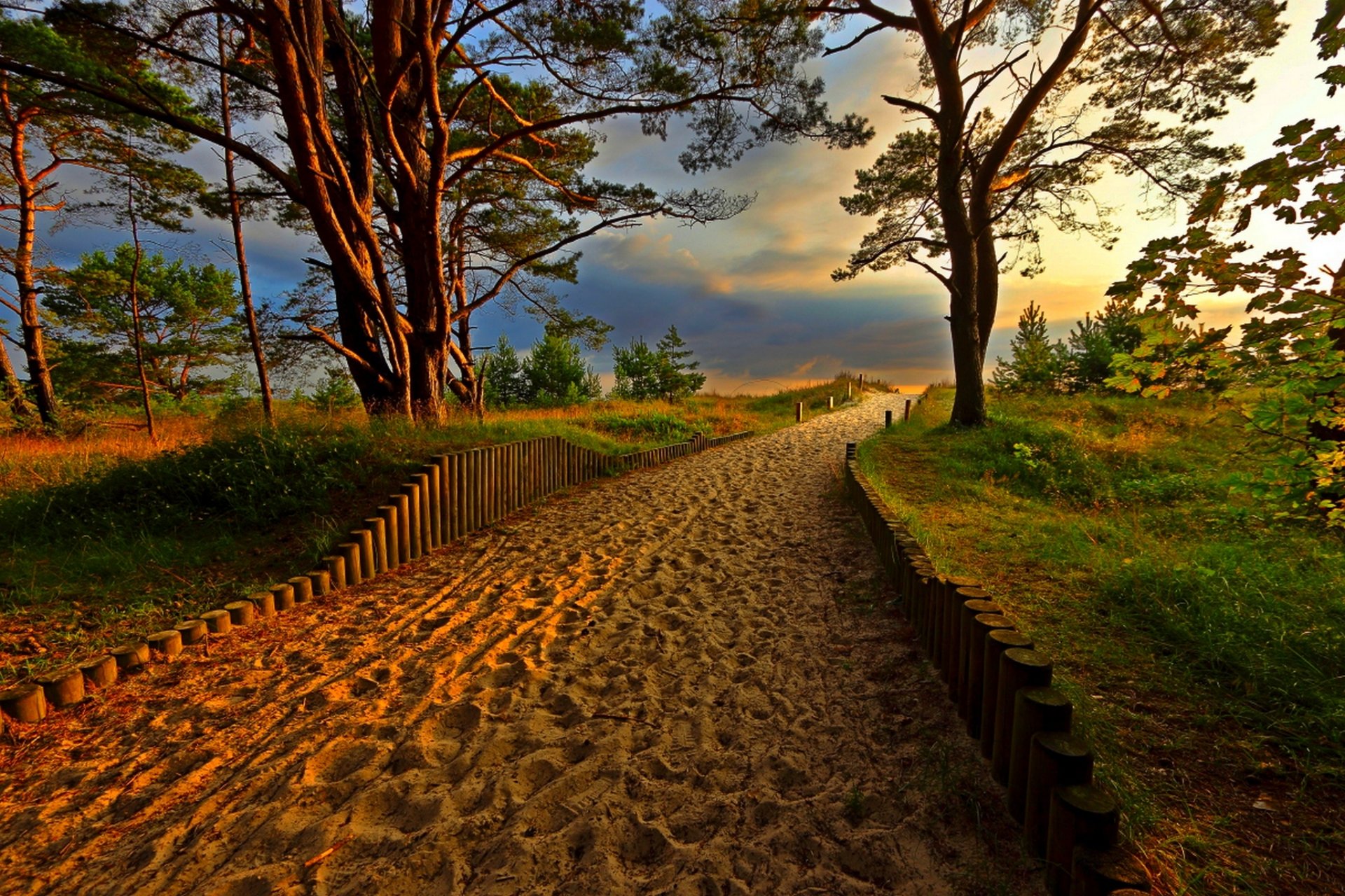 nature paysage ciel coucher de soleil plage océan sable mer aube