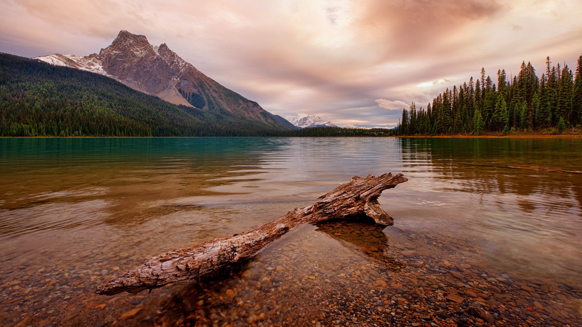 lac d émeraude montagnes rocheuses canadiennes parc national de yoho