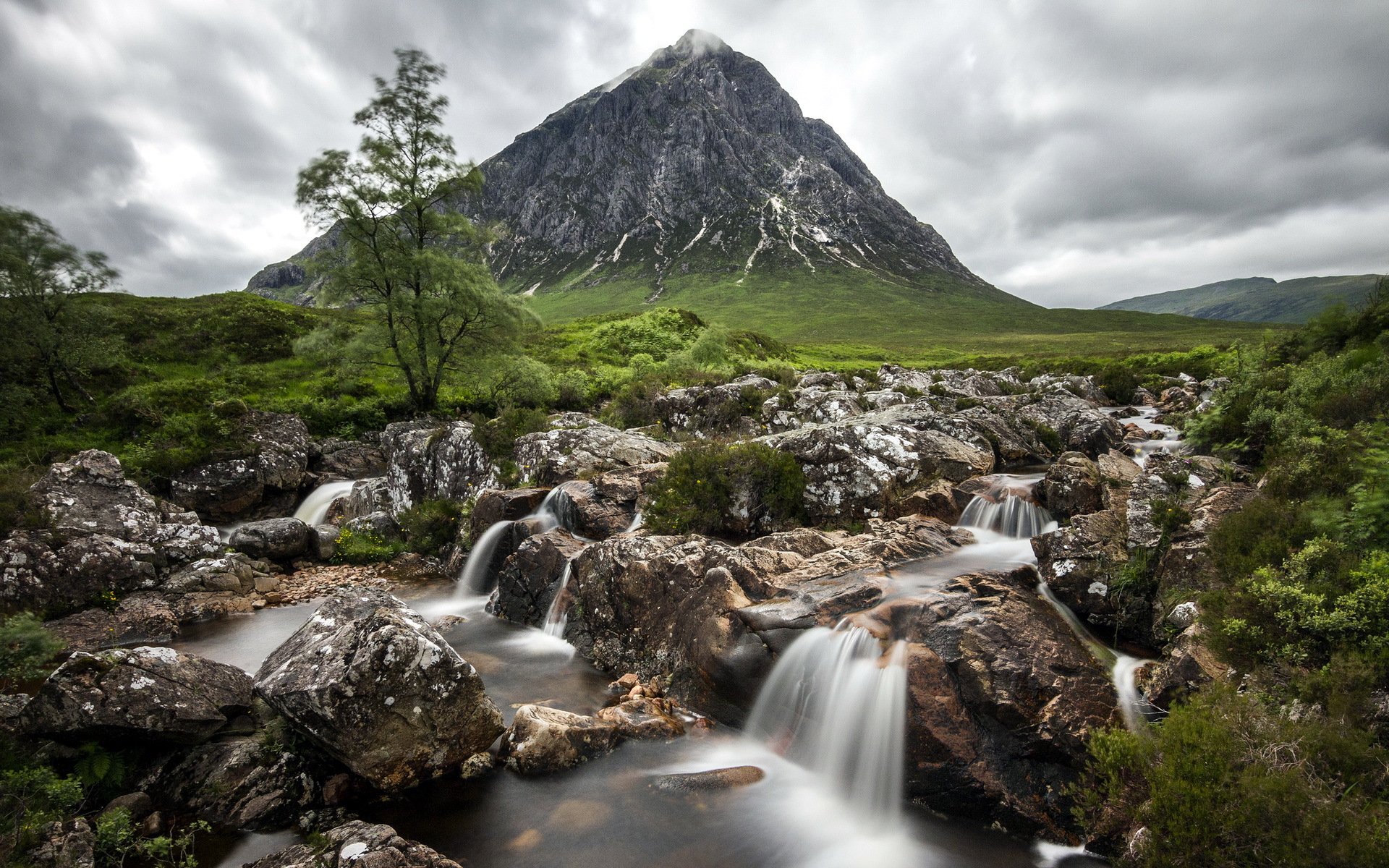 river mountain landscape