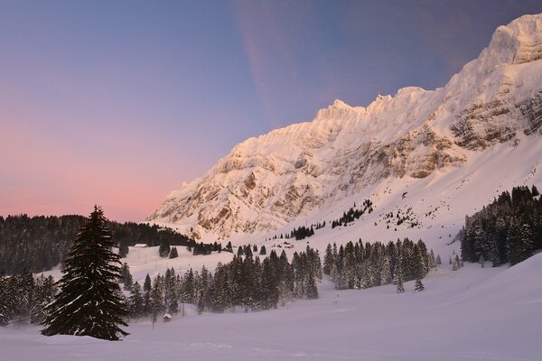 Schweiz, Winterlandschaft, Bergpass