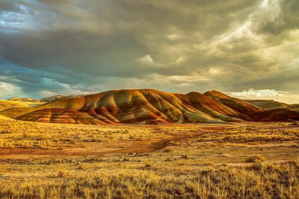 die USA. Central Oregon. Steppe