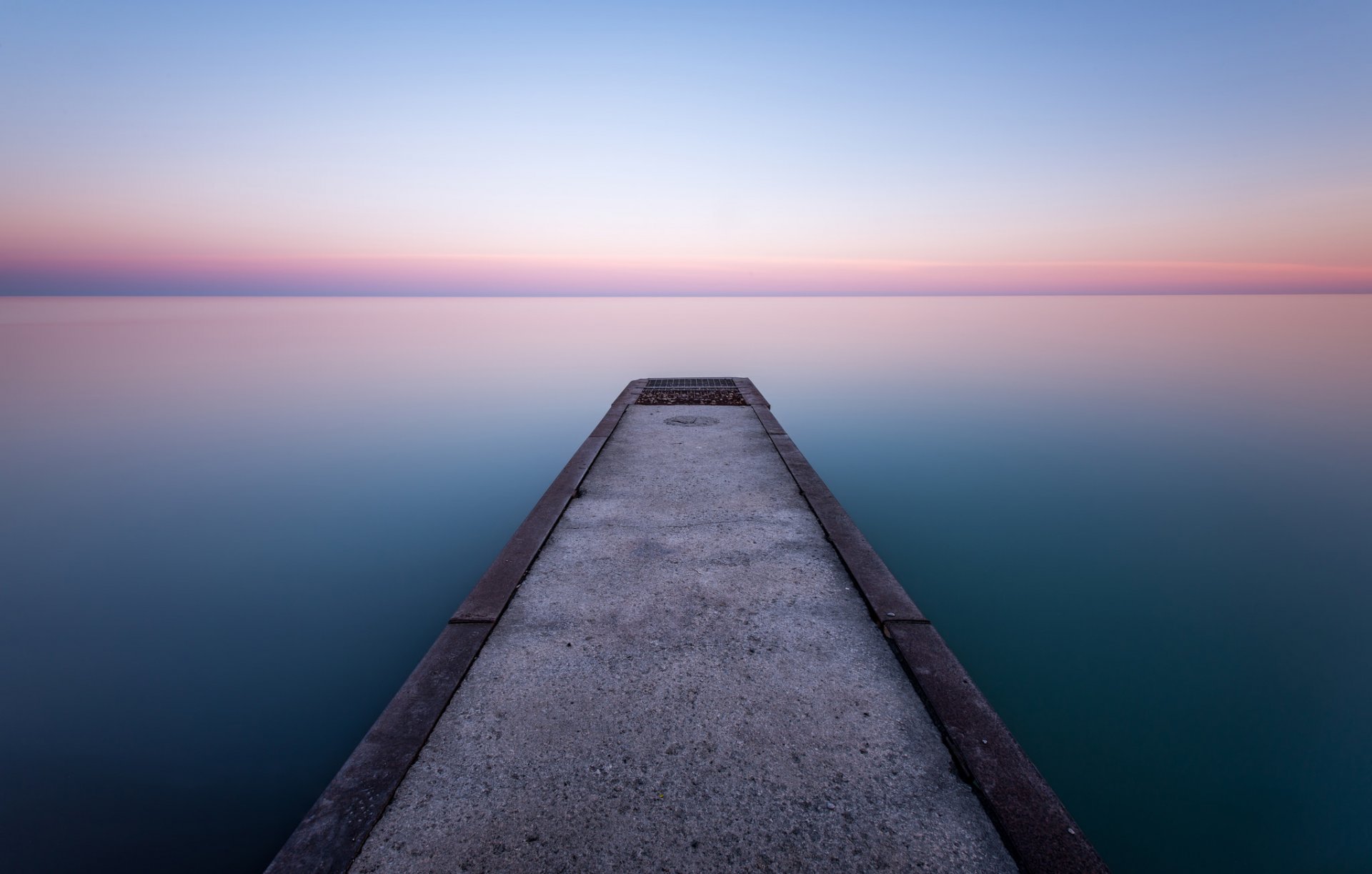 kanada ontario see pier abend himmel horizont