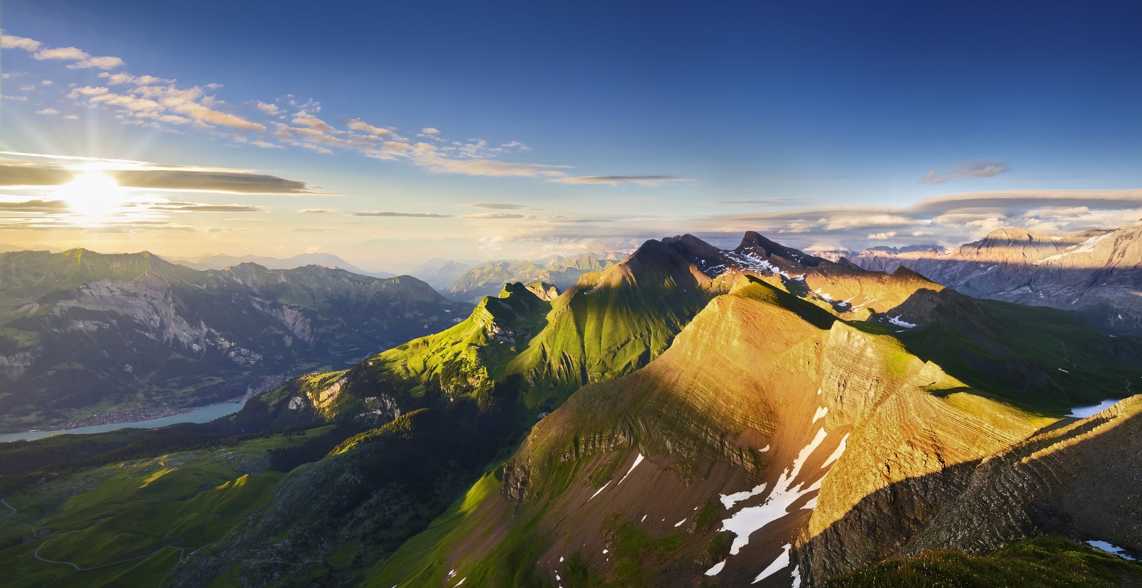 paysage nature montagnes beauté vues ciel nuages