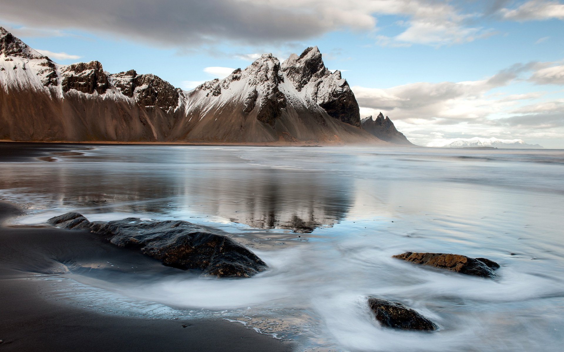 islande oster-skaftafellssysla montagnes paysage