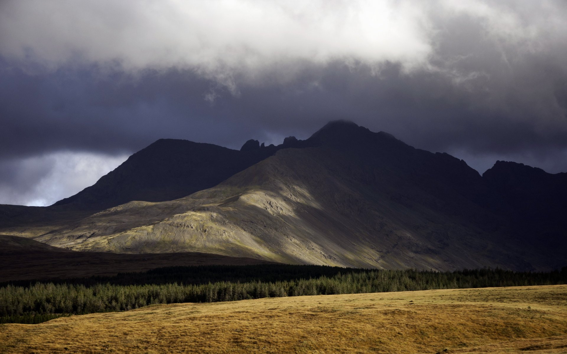 feld berge himmel landschaft