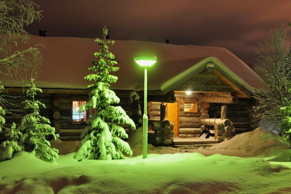 Cozy house in distant Lapland