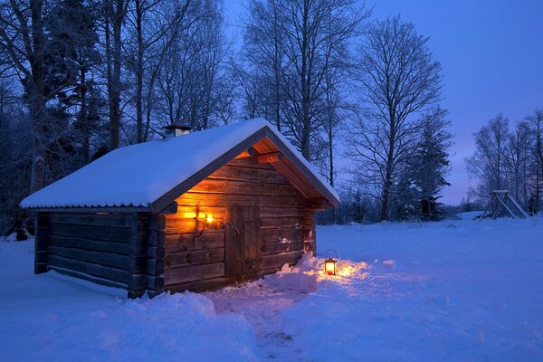 Notte Svezia casa notte