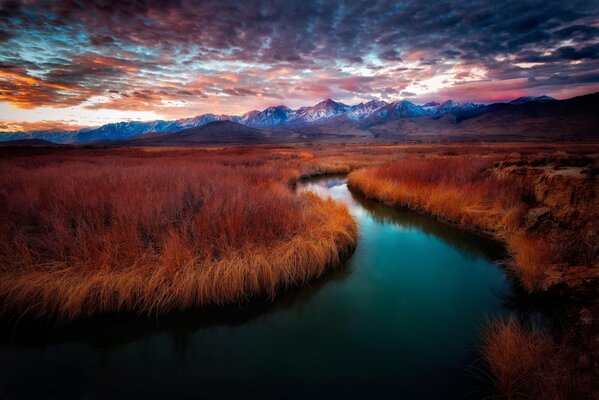 Vallée de la rivière Owens en Californie