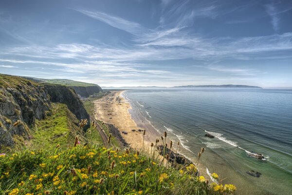 Océan Atlantique Irlande plage