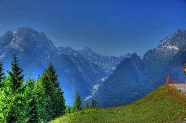 Il paesaggio della Baviera non toglie gli occhi