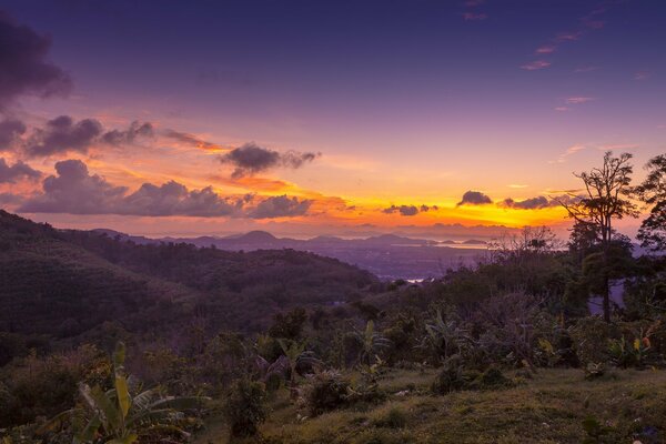 Phuket Island bei Sonnenuntergang