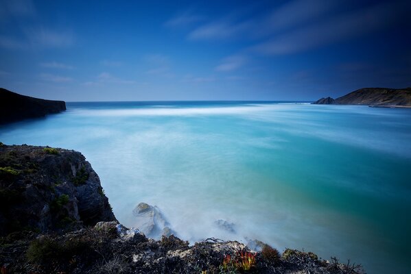 Beautiful landscape of the Atlantic Ocean