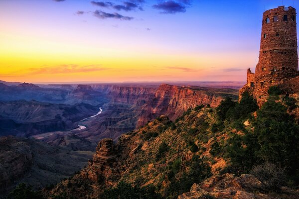 Watchtower in Grand Canyon National Park