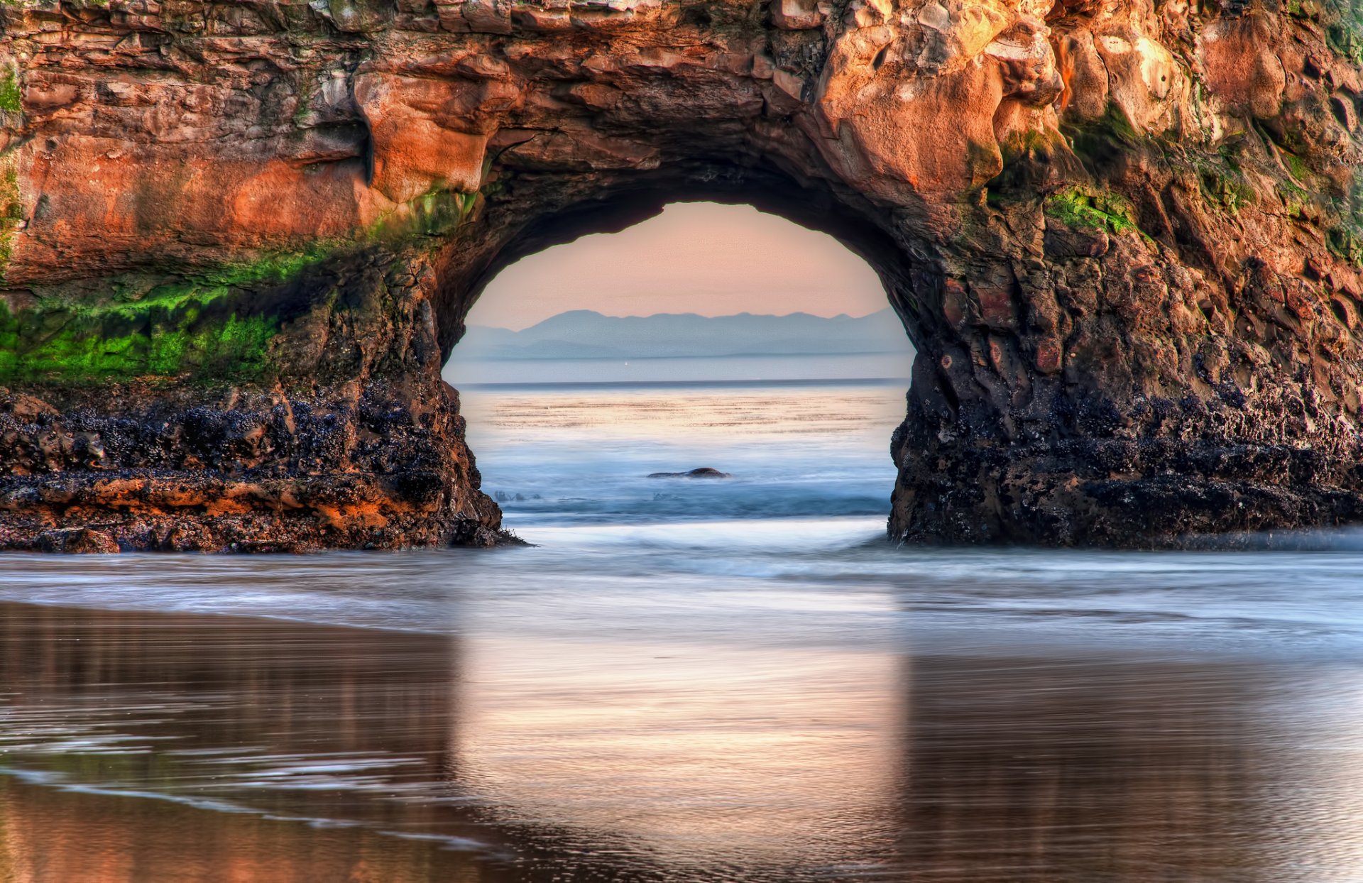 strand ozean sonnenaufgang rock usa kalifornien big sur kalifornien big sur pfeiffer big sur state park