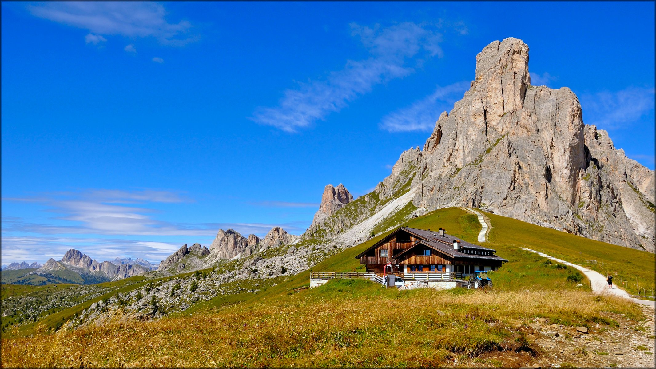 parco nazionale delle dolomiti bellunesi włochy dolomity niebo góry dom