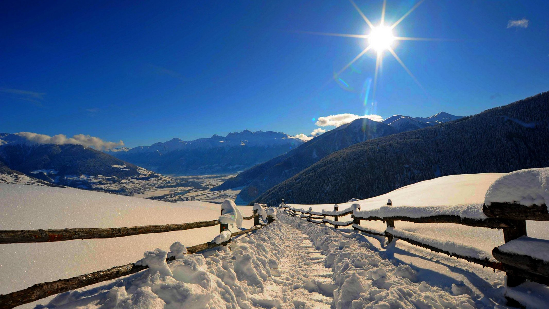 nature roads mountains forest park sun winter snow sky landscape road mountain winter white cool nice sunset