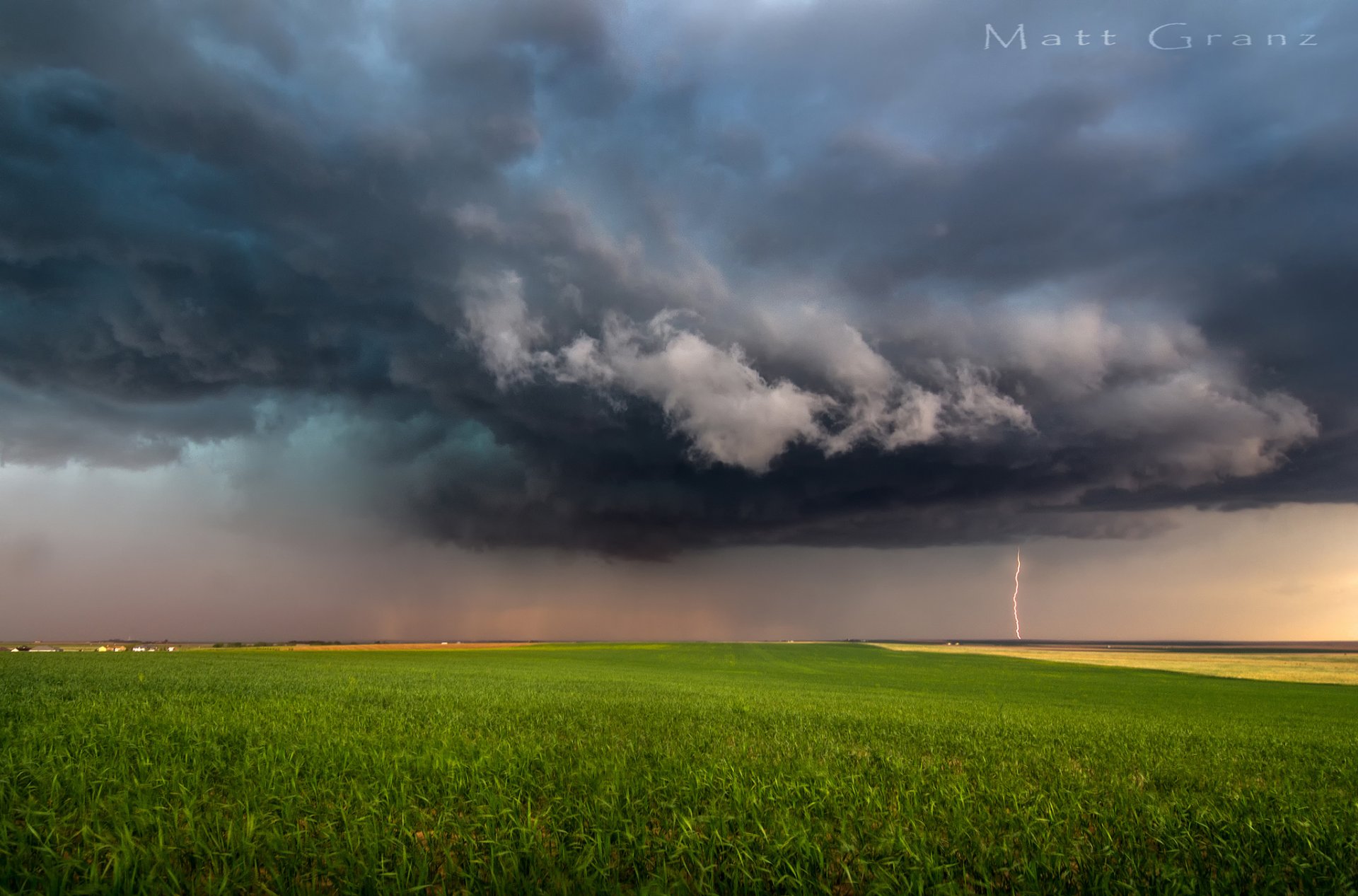 usa denver colorado feld sturm wolken blitz