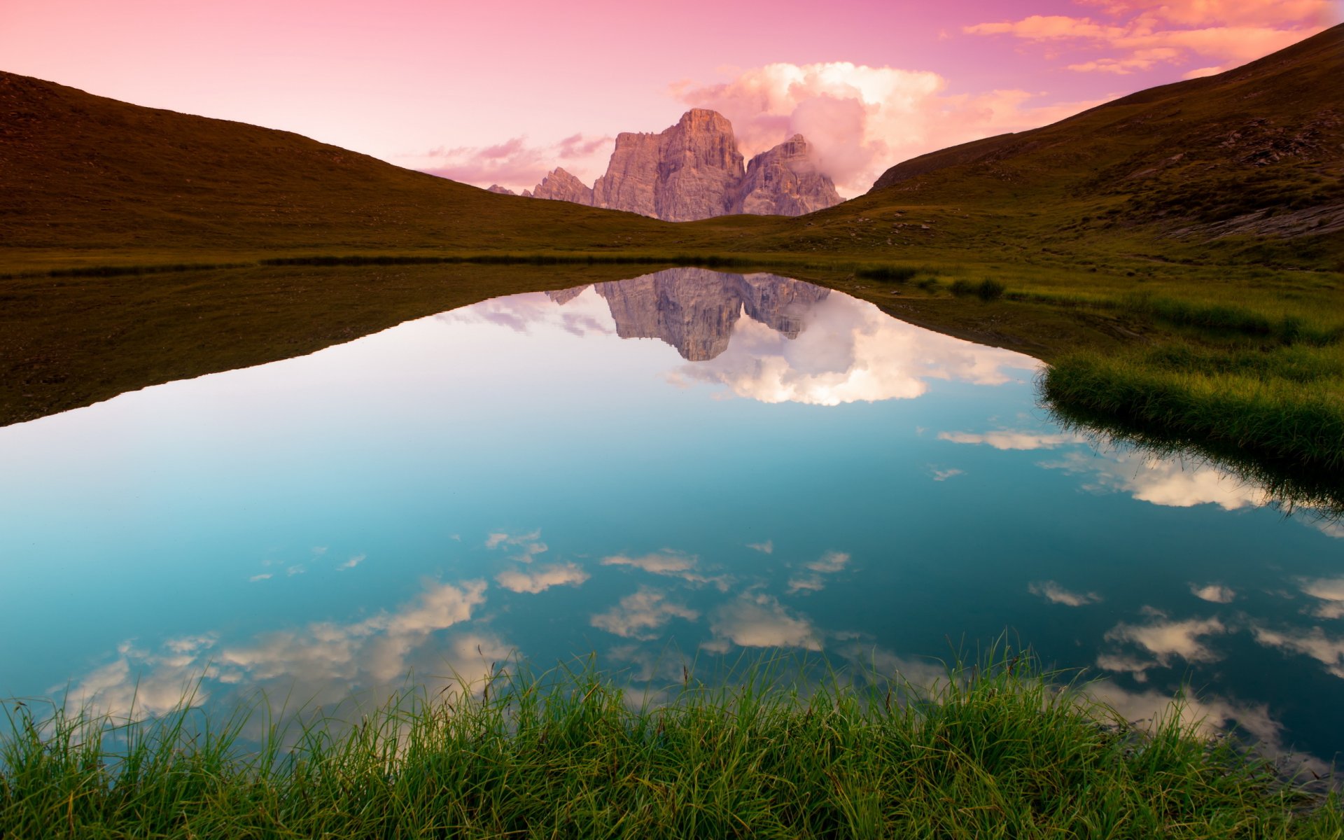 lago cielo paesaggio