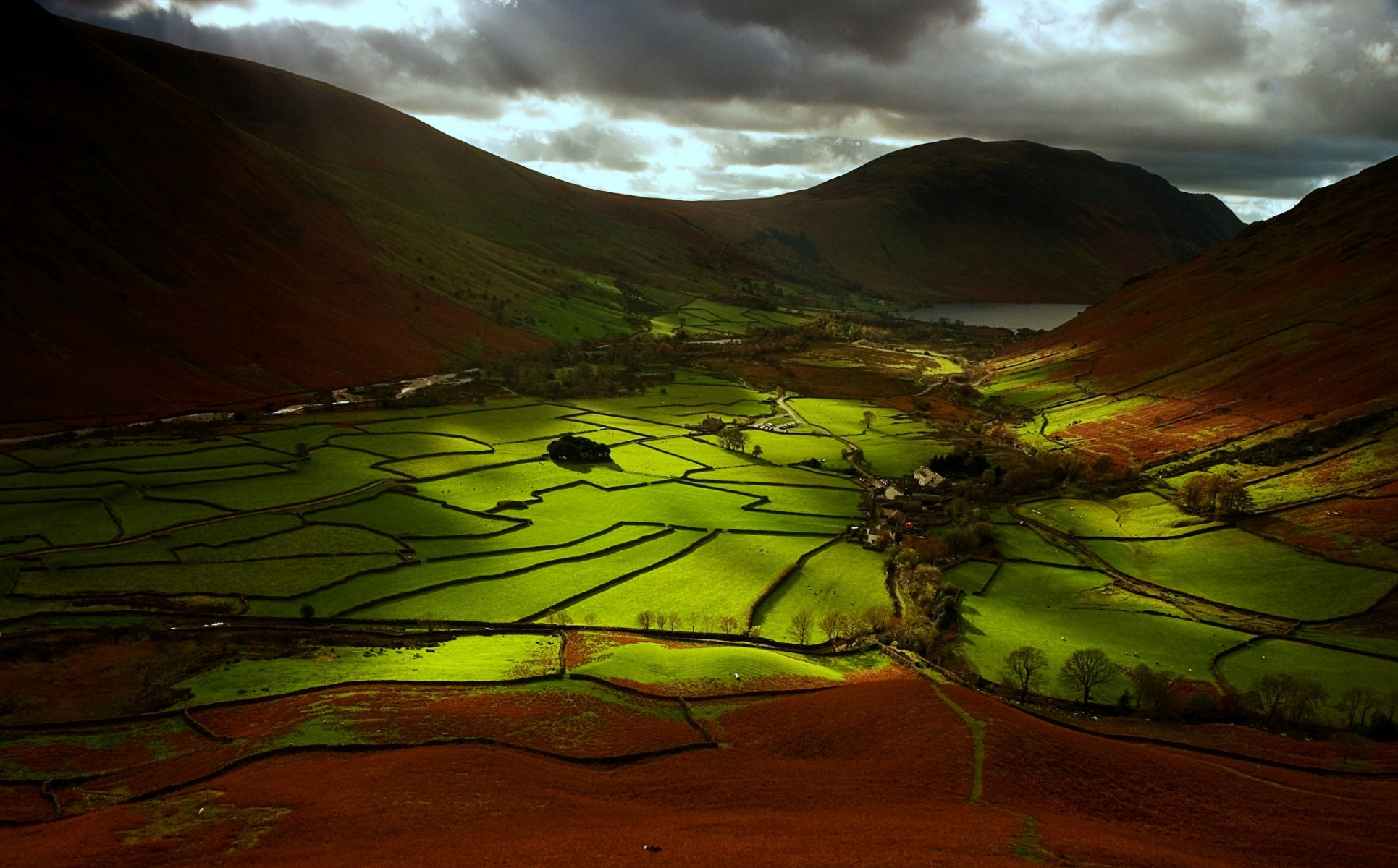 parc national lake district royaume-uni angleterre lake district panorama