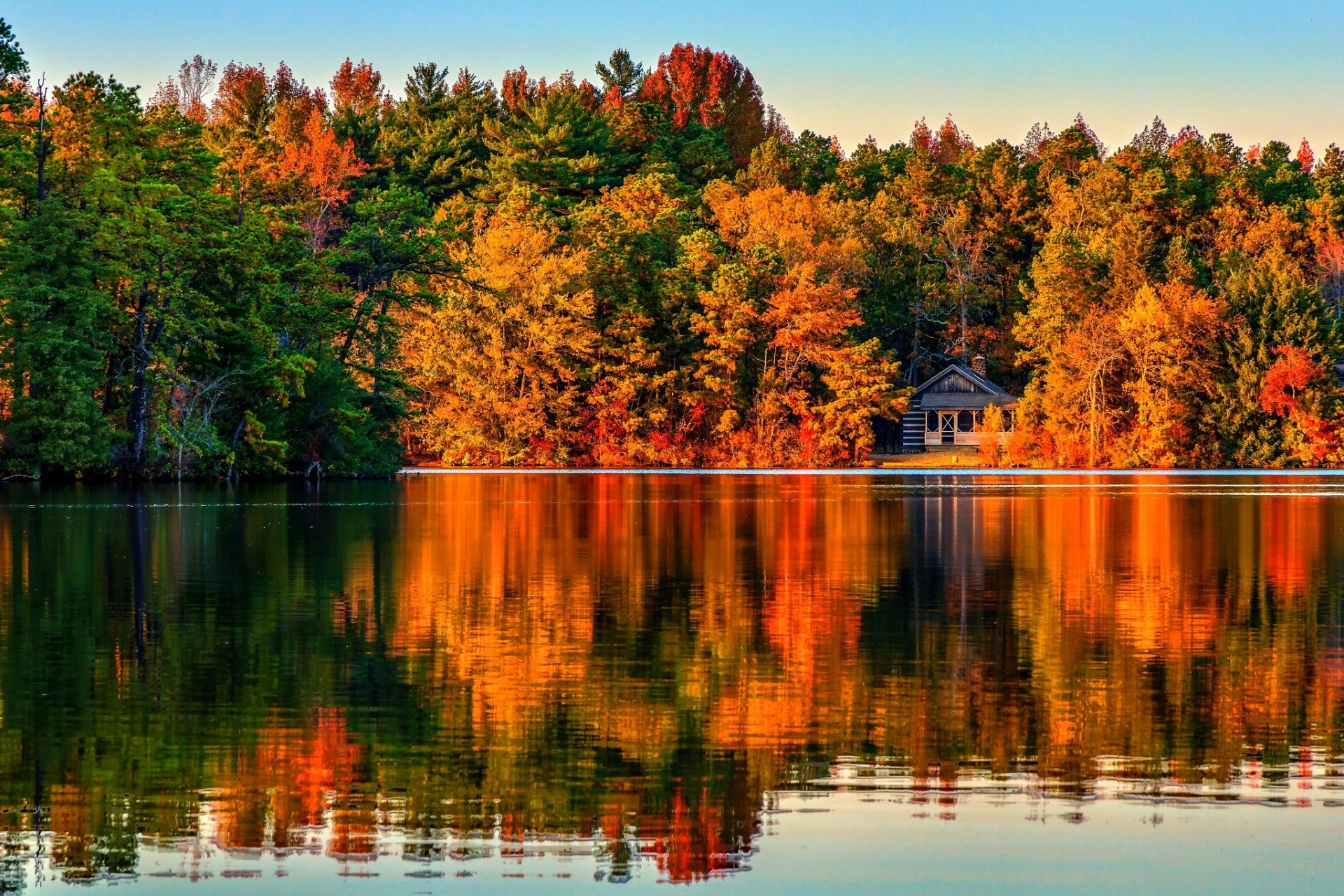 naturaleza paisaje bosque árboles otoño villa casas arquitectura vila casa ver