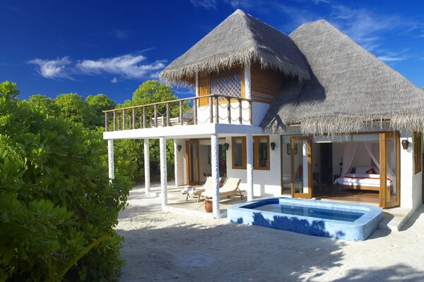 Villa auf den Malediven