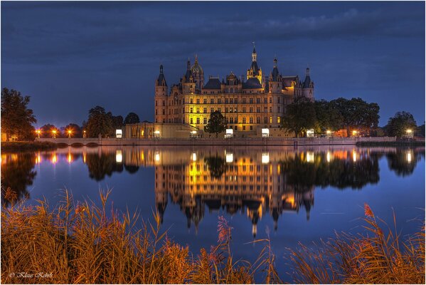 Luci notturne Castelli in Germania