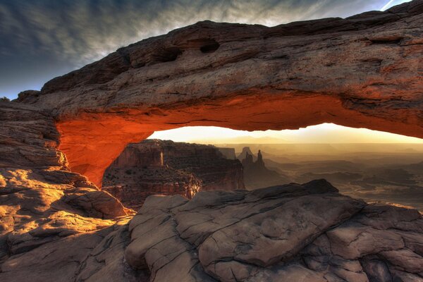 Panorama of the canyon Utah