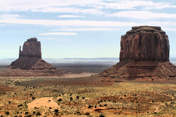 Monument Valley in the Utah Desert