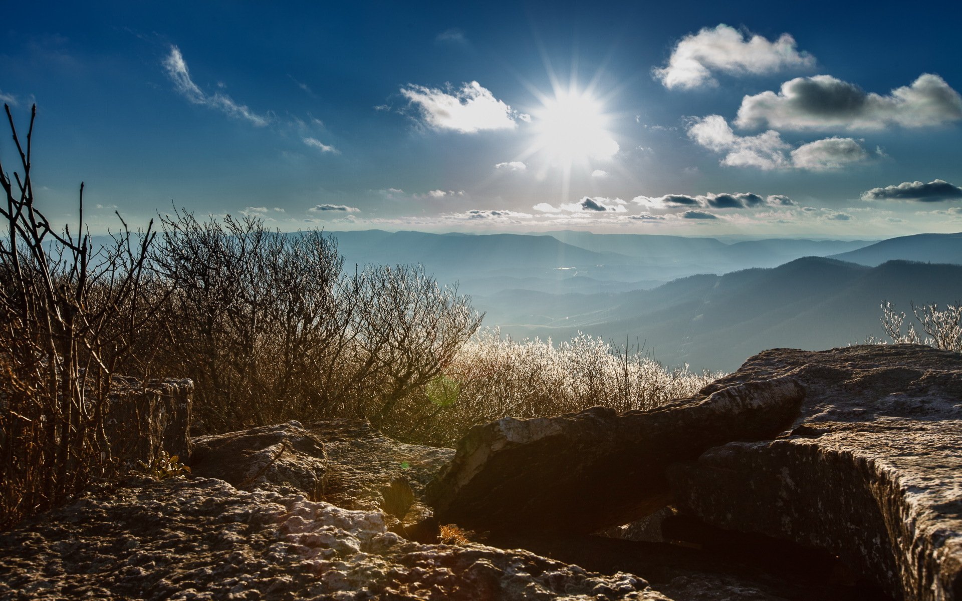 morning mountain landscape