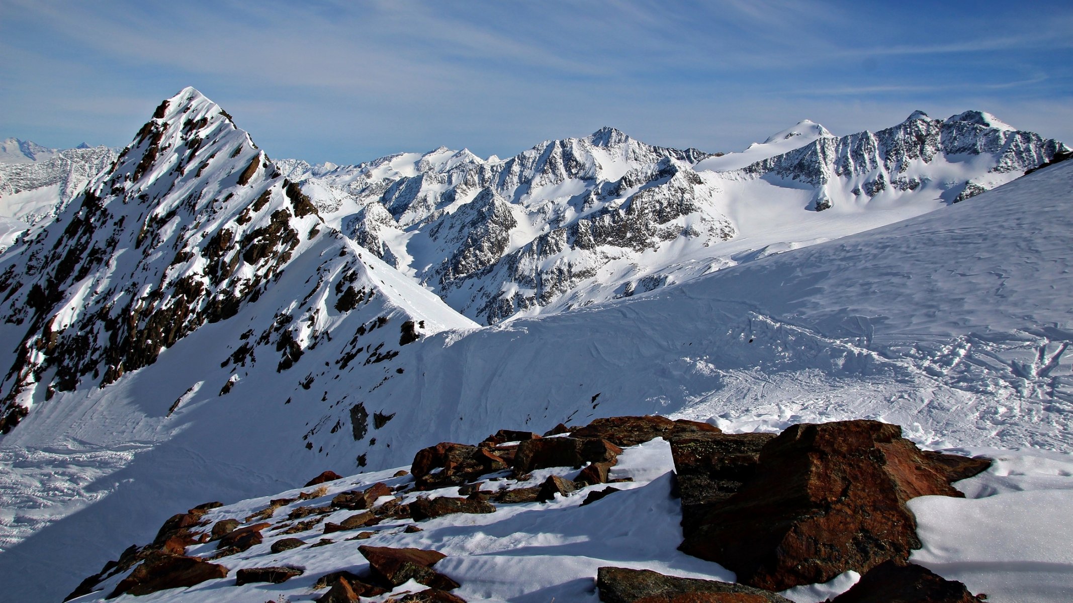 alps snow mountain