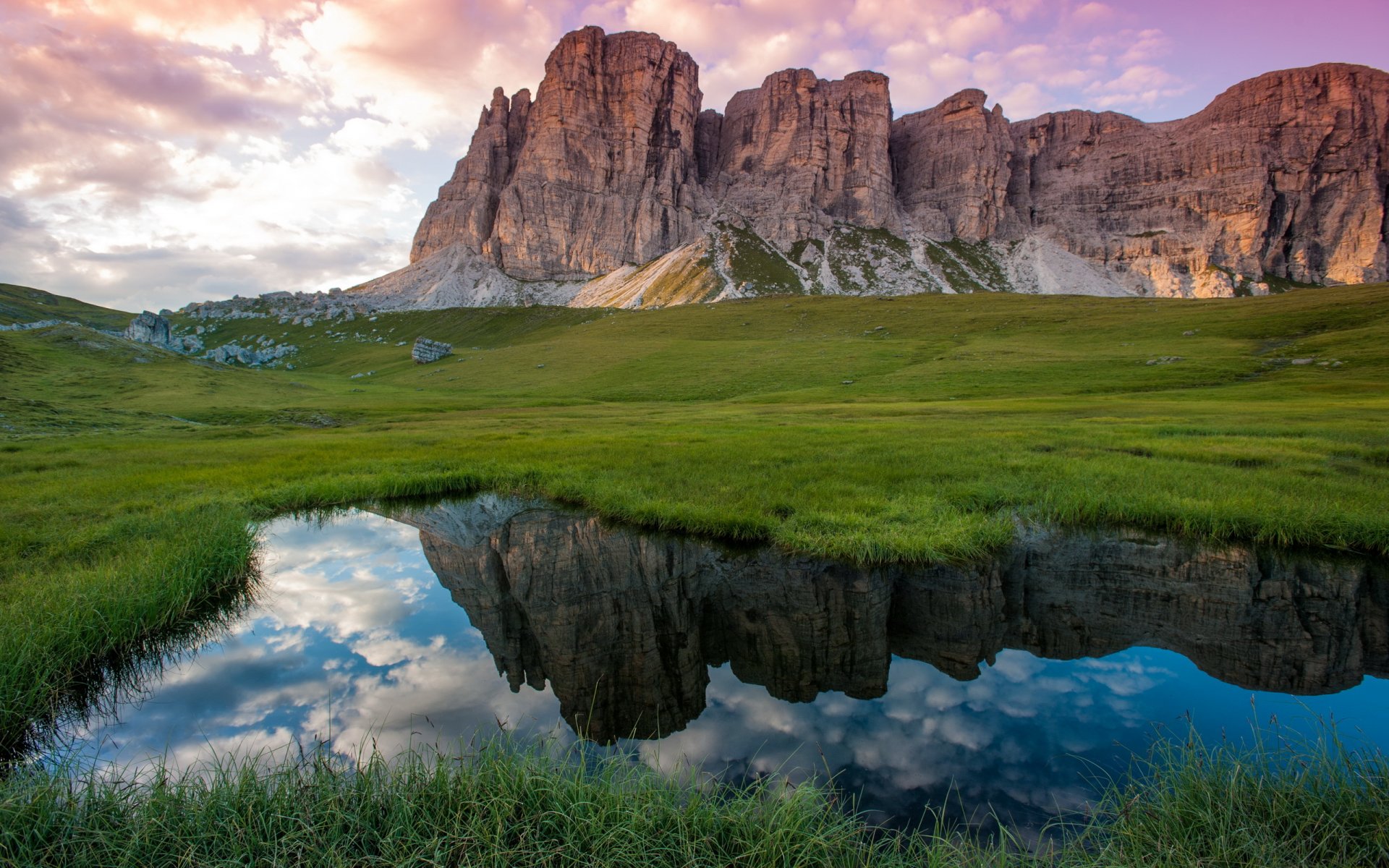 lake mountain landscape