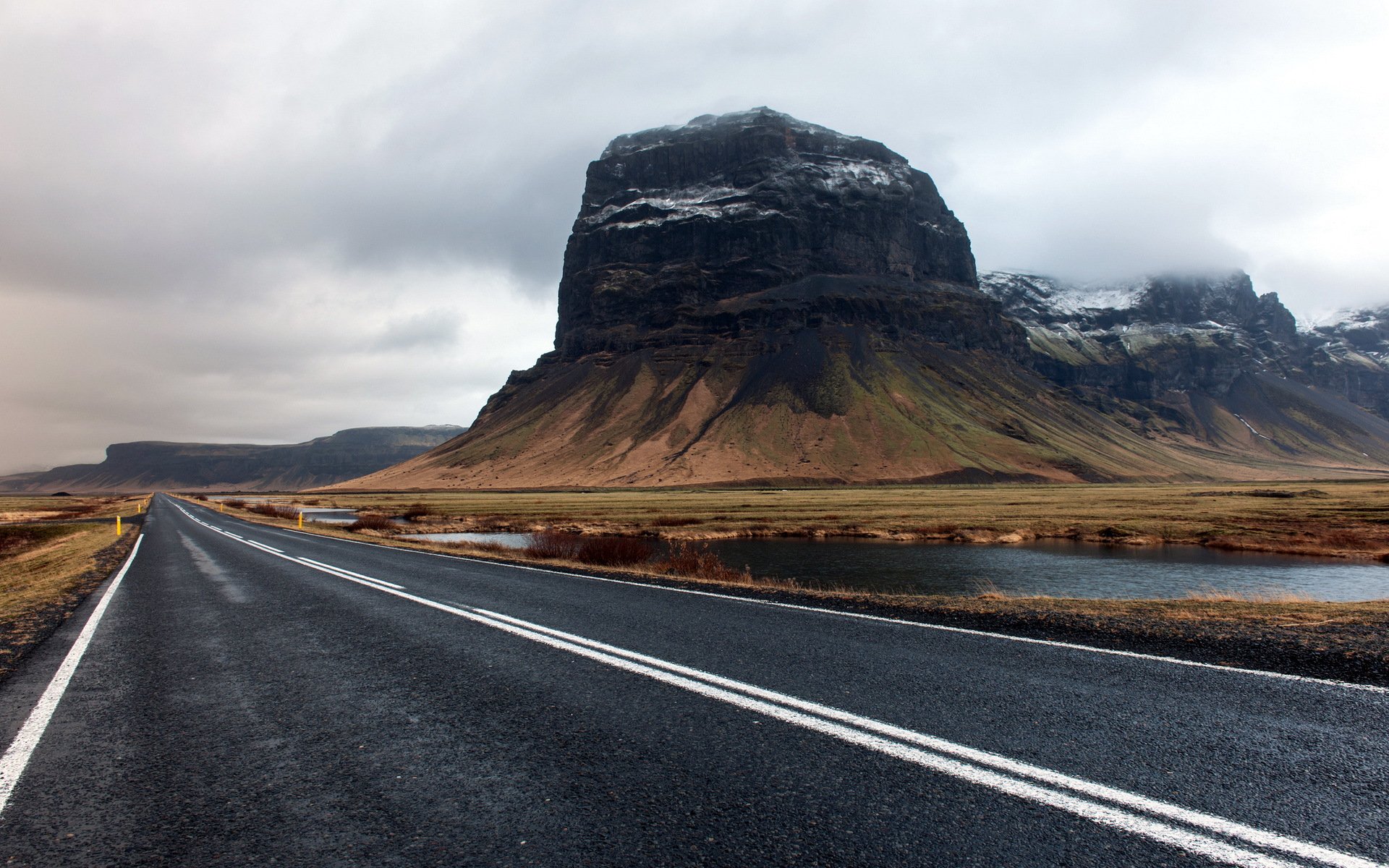 road mountain landscape