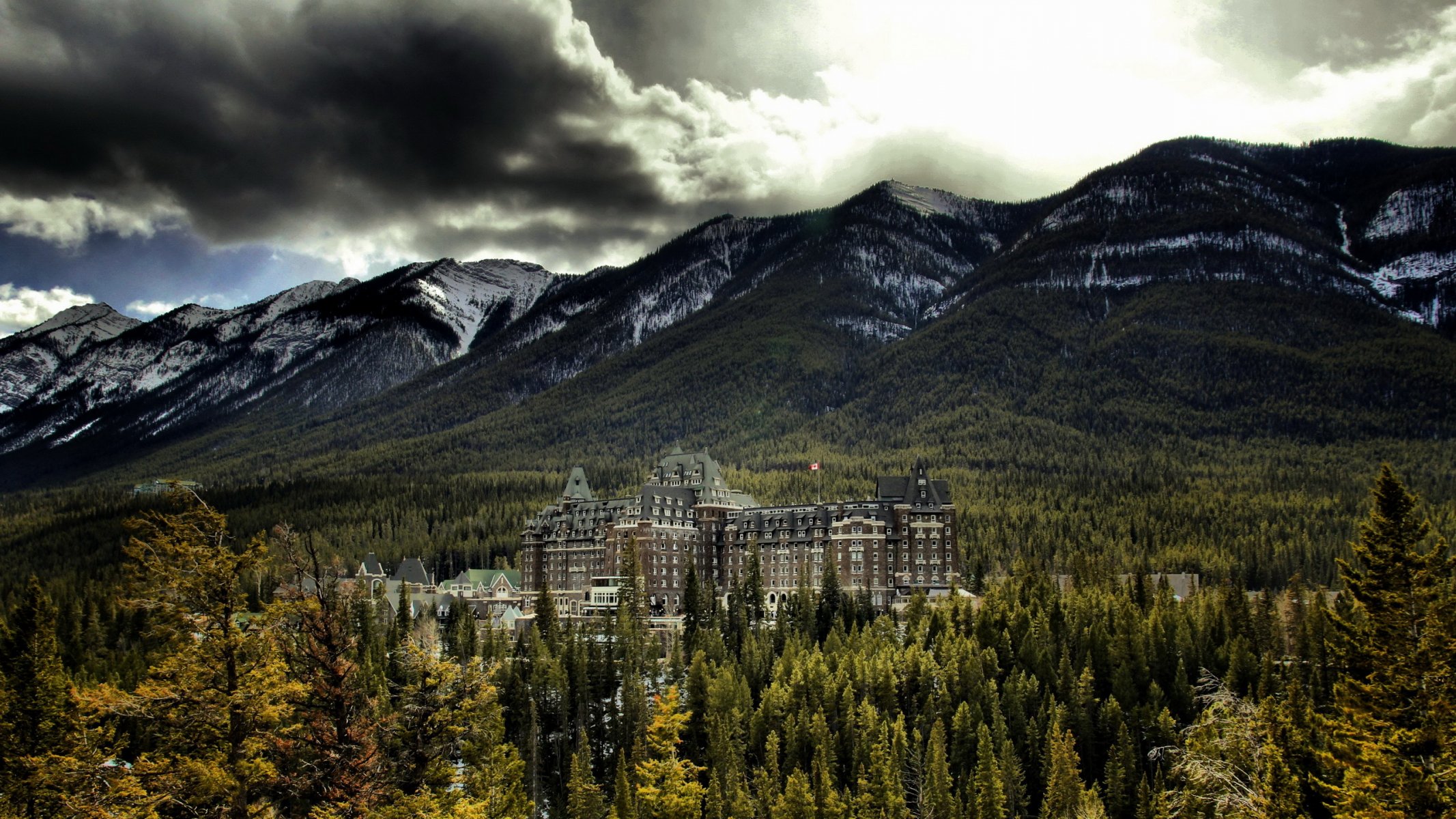 banff springs hotel parque nacional banff alberta canadá
