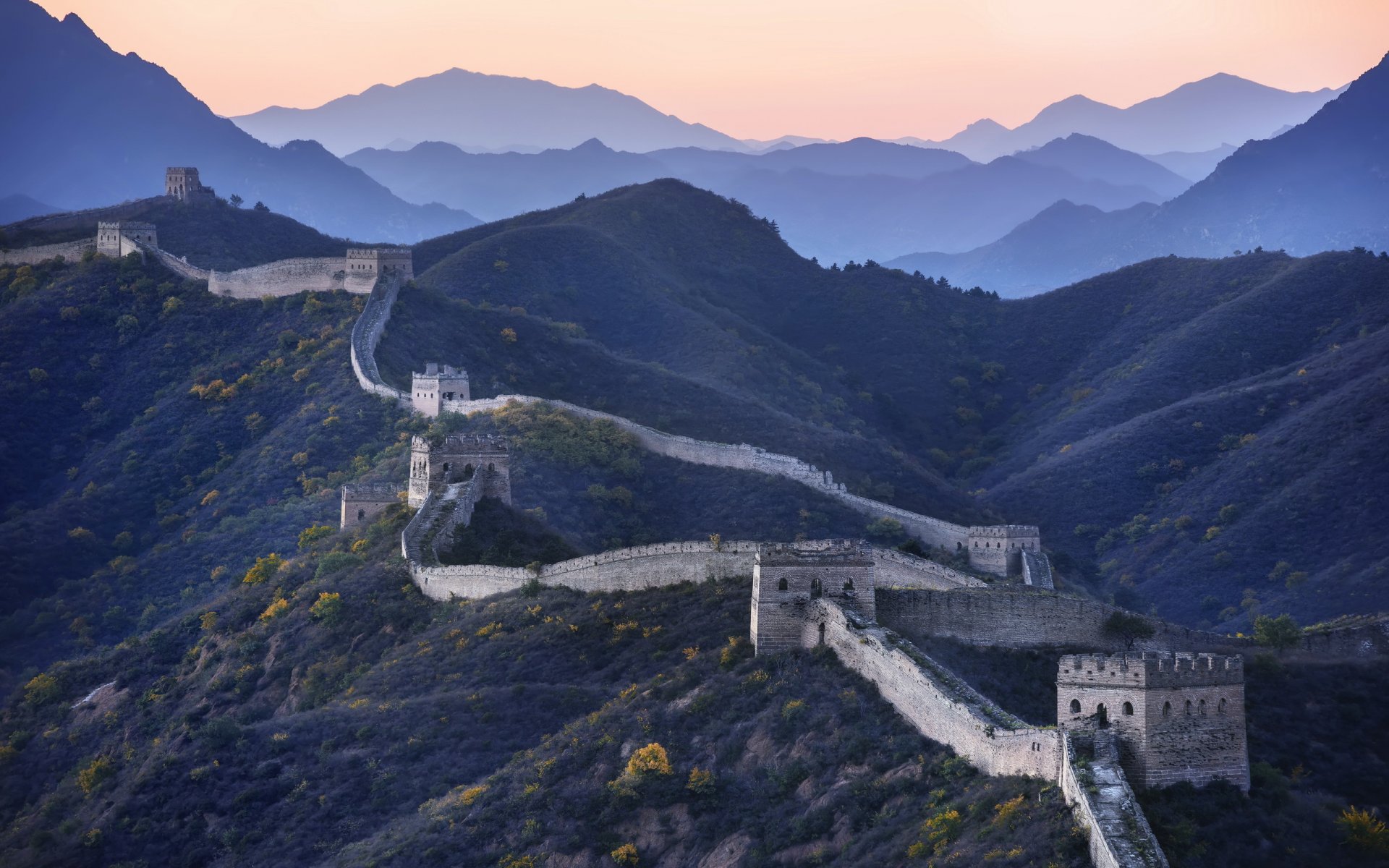 grande muraglia cina paesaggio