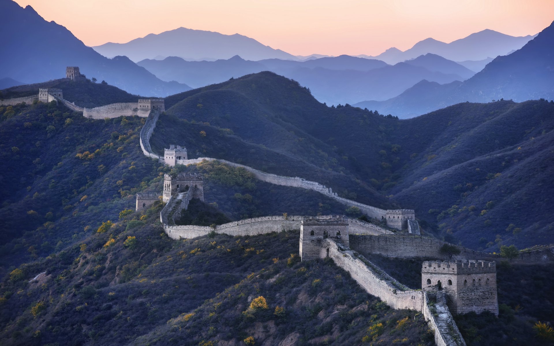 great wall chine paysage
