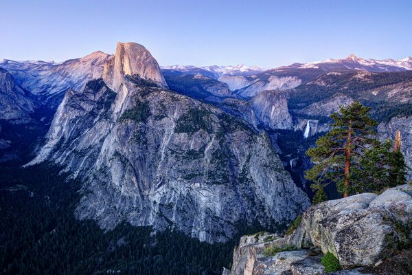 Panorama of Yosemite National Park