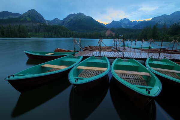 Une matinée endormie à Strebsky Pleso